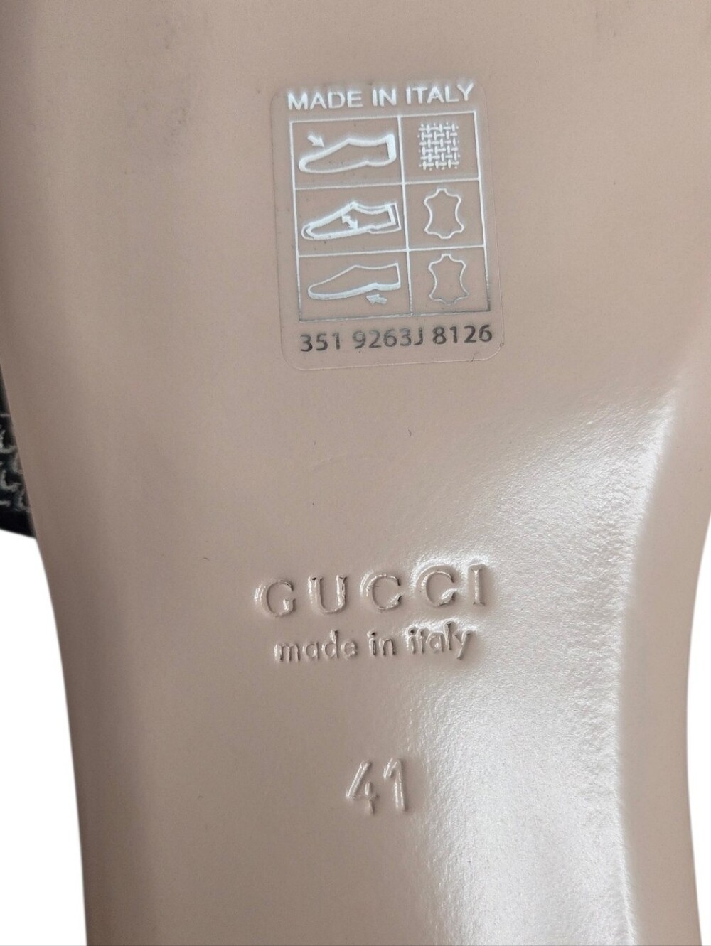 GUCCI Jane Embroidered Logo Slide Sandals - Picture 11 of 14